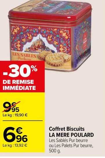 coffret biscuits la mère poulard