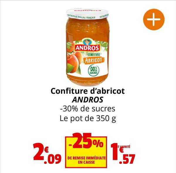 confiture d'abricot andros