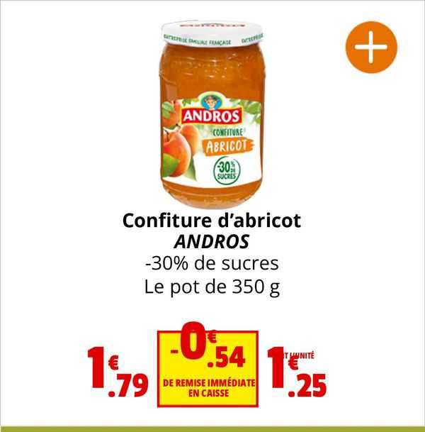 confiture d'abricot andros