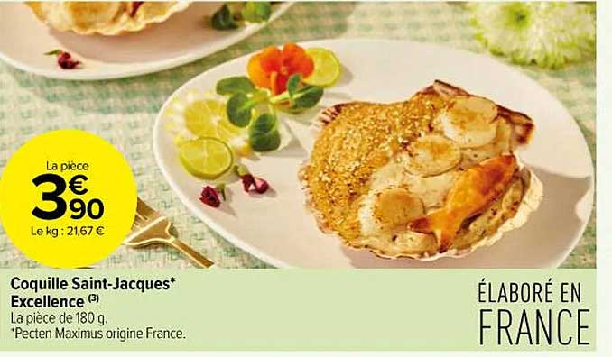 coquilles saint-jacques excellence