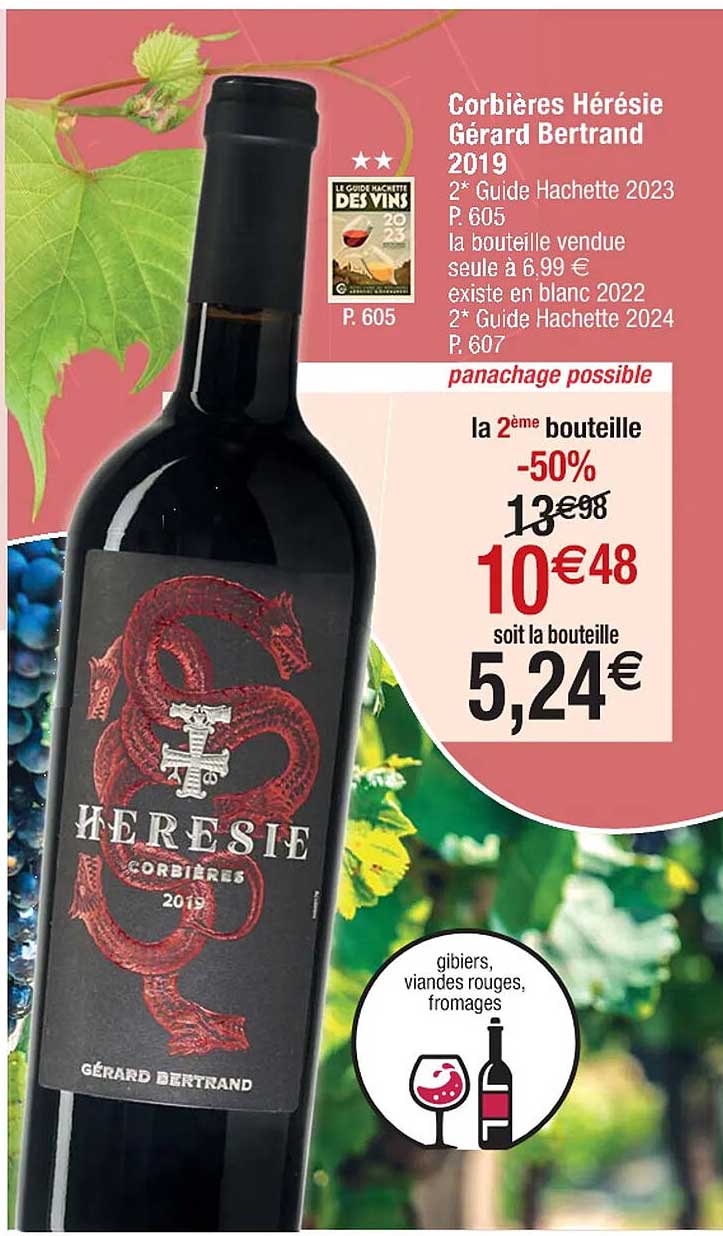 corbières hérésie gérard bertrand 2019