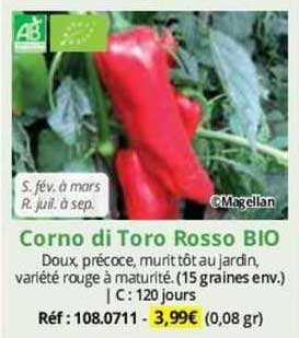 corno di toro rosso bio