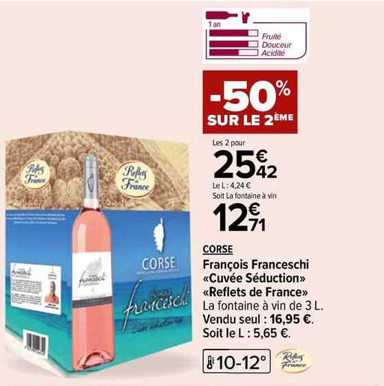 Corse François Franceschi «cuvée Séduction» «reflets De France»