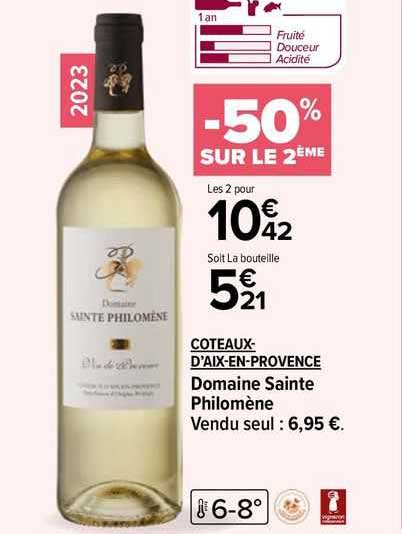 Côteaux-d'aix-en-provence Domaine Sainte Philomène