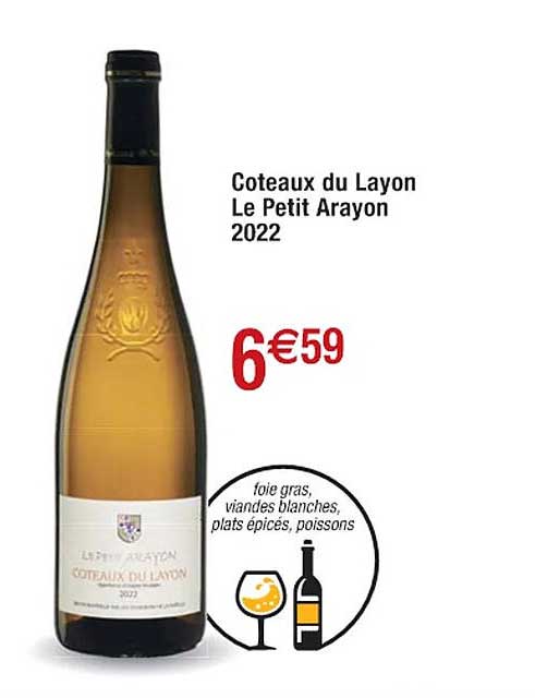 côteaux du layon le petit arayon 2022