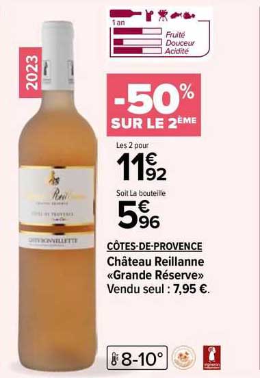 côtes-de-provence château reillanne «grande réserve»