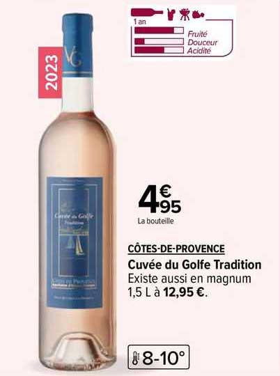côtes-de-provence cuvée du golfe tradition