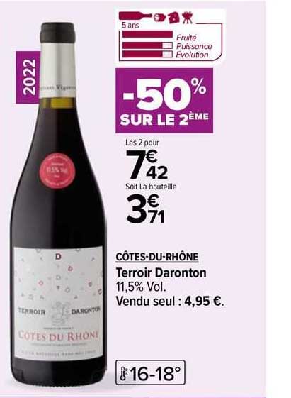 Côtes-du-rhône Terroir Daronton