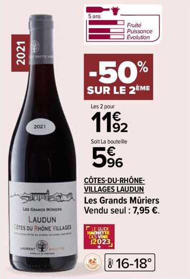 côtes-du-rhône-villages laudun les grands mûriers