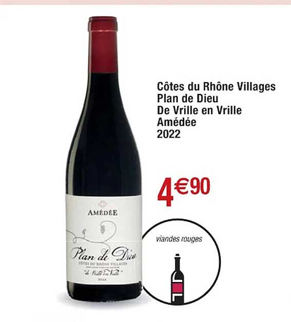 côtes du rhône villages plan de dieu de vrille en vrille amédée 2022