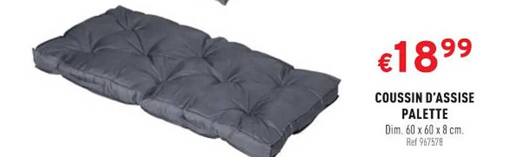 coussin d'assise palette
