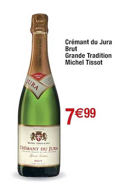 crémant du jura brut grande tradition michel tissot