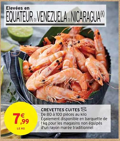 Crevettes Cuites