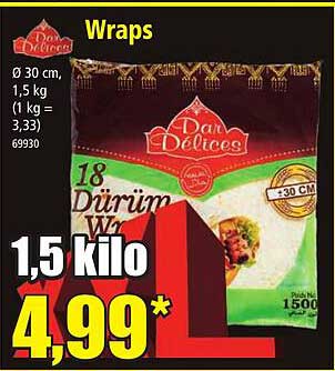 Dar Délices Wraps