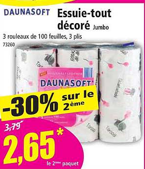 daunasoft essuie-tout décoré