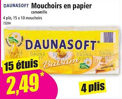 Daunasoft Mouchoirs En Papier