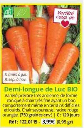 demi-longue de luc bio