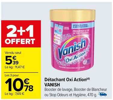 détachant oxi action vanish
