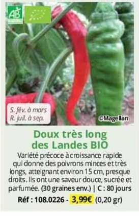 doux très long des landes bio