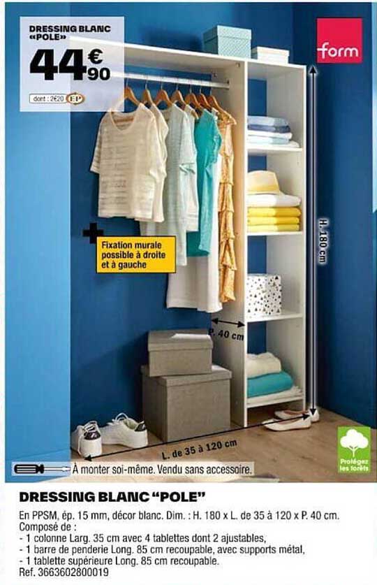 dressing blanc "pole"