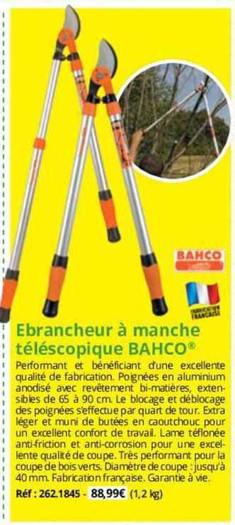 ébrancheur à manche télescopique bahco