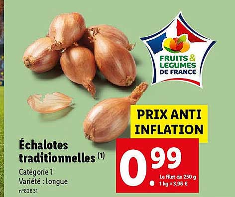 échalotes traditionnelles