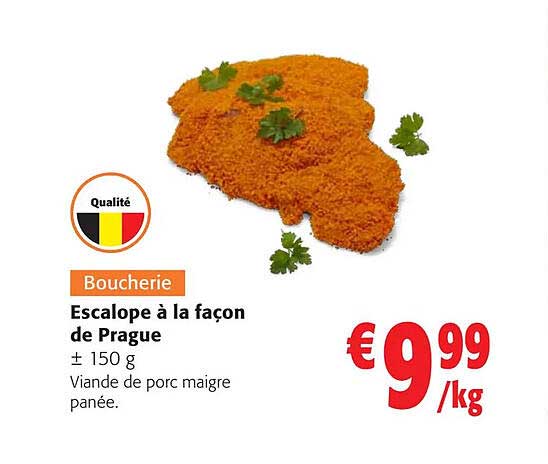 escalope à la façon de prague