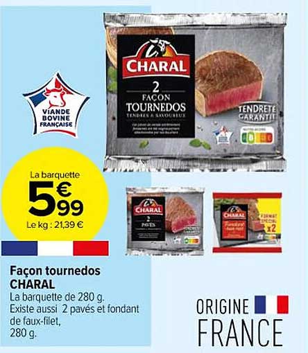 façon tournedos charal