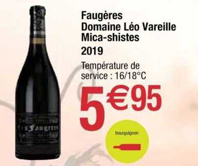Faugères Domaine Léo Vareille Mica-shistes 2019