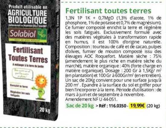 fertilisant toutes terres