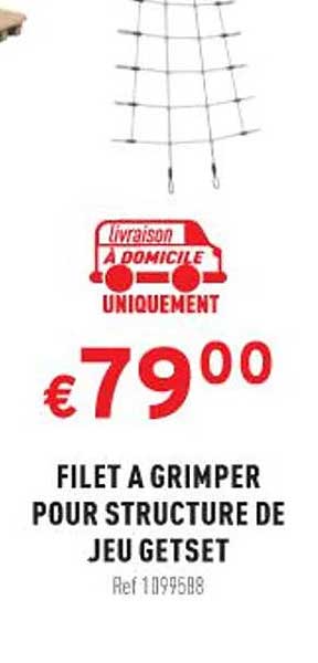 filet à grimper pour structure de jeu getset