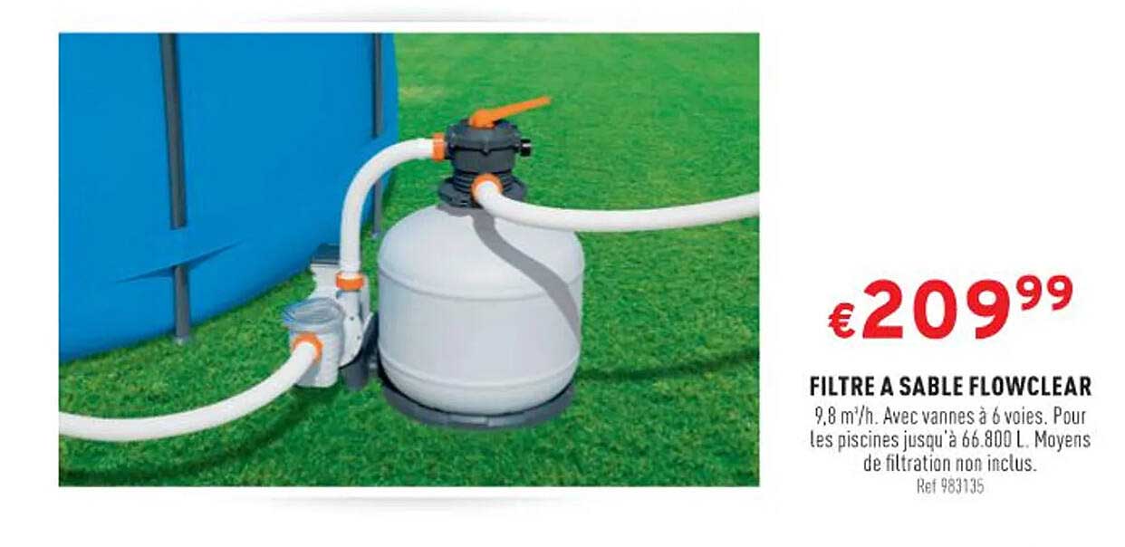 filtre à sable flowclear