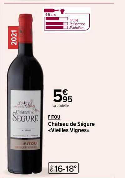 Fitou Château De Ségure «vieilles Vignes»