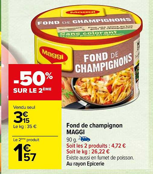 Fond De Champignon Maggi