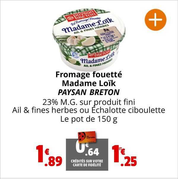 fromage fouetté madame loïk paysan breton