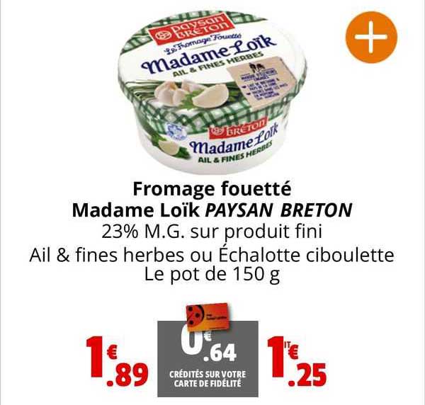 fromage fouetté madame loïk paysan breton