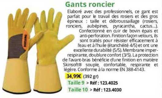 Gants Roncier