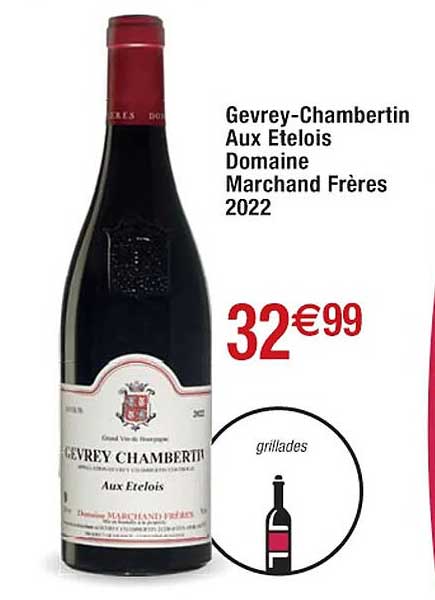 gevrey-chambertin aux ételois domaine marchand frères 2022