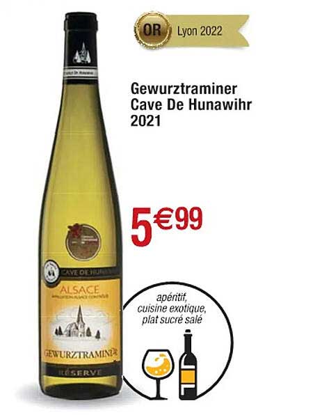 Gewurztraminer Cave De Hunawihr 2021