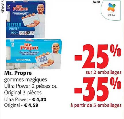 gommes magique mr. propre