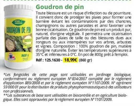 goudron de pin