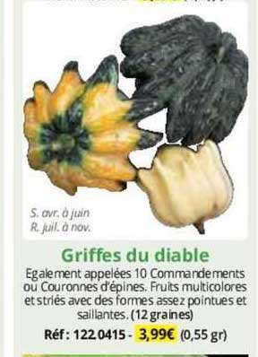 griffes du diable