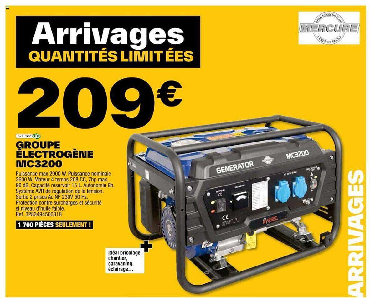 groupe électrogène mc3200