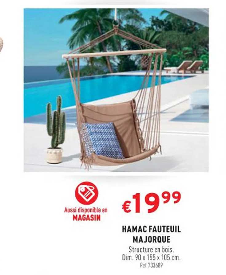 hamac fauteuil majorque