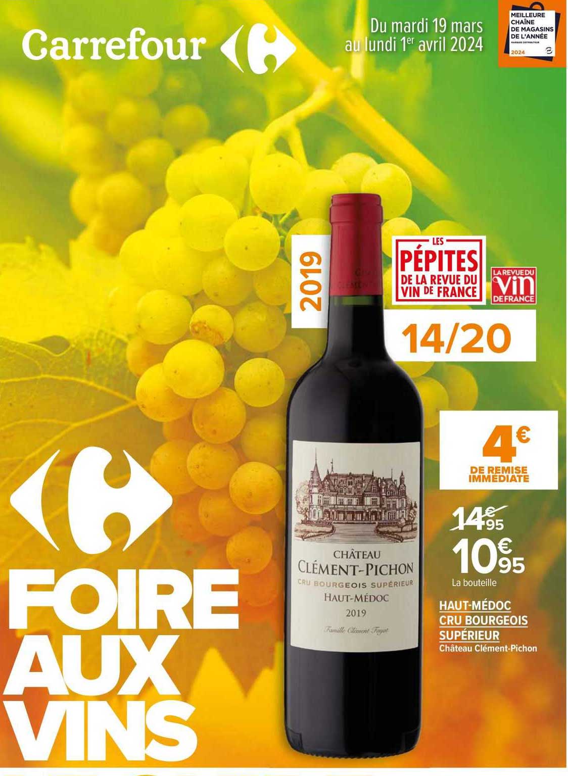 haut-médoc cru bourgeois supérieur château clément-pichon