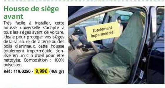 housse de siège avant