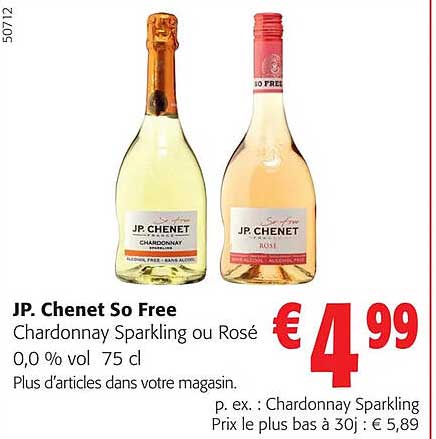jp. chenet so free chardonnay sparkling ou rosé