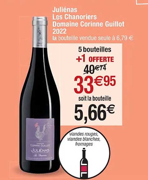 juliénas les chanoriers domaine corinne guillot 2022