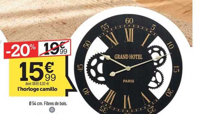 l'horloge camillo