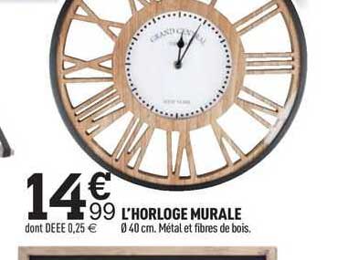 l'horloge murale